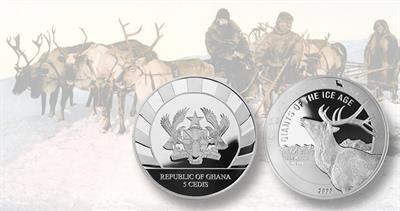 2022 APMEX reindeer coin for Ghana