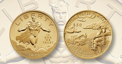 Superman gold coin